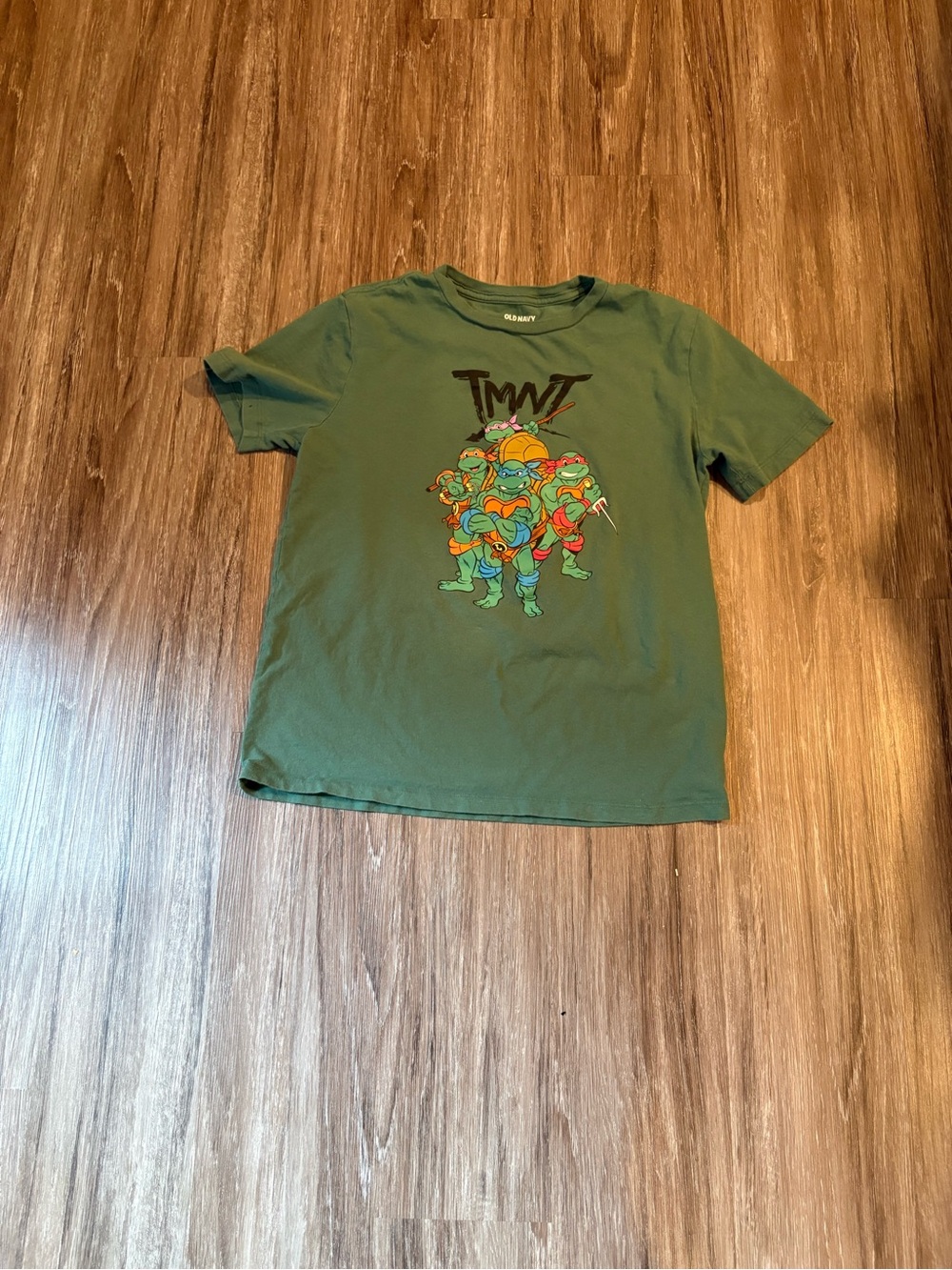 Ninja Turtle Boys' Green Graphic Tee